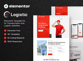 Logixtic – Transportation & Logistic Elementor Template Kit