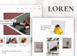 Loren – Blog & Magazine Elementor Template Kit
