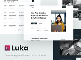 Luka – Creative Agency Elementor Template Kit