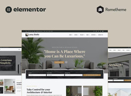 Luxxy – Luxurious Interior & Architecture Elementor Pro Full Site Template Kit