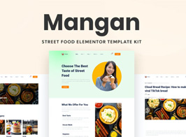 Mangan – Restaurant Elementor Template Kit