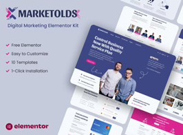 Marketolds – Digital Marketing Elementor Template Kit