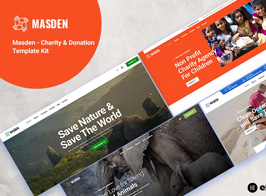 Masden – Charity & Donation Elementor Template Kit