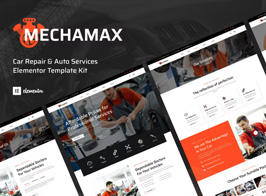 Mechamax – Car Repair & Auto Services Elementor Template Kit