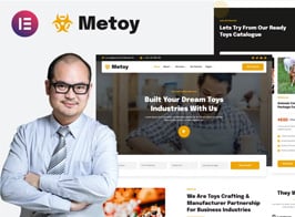MeToy – Toys Craft Industry Elementor Template Kit