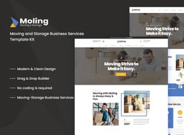 Moling – Moving and Storage Business Services Template Kit