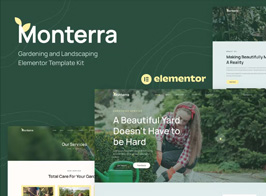 Monterra – Gardening and Landscaping Elementor Template Kit