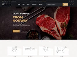 Motopress Carni Rosso – Meat Shop WordPress Theme for Online Business