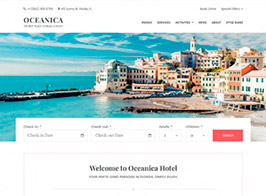 Motopress Oceanica – Best Hotel WordPress Theme for your Website