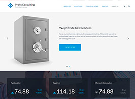 Motopress Profit – WordPress Accounting Theme