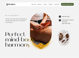 Motopress Restline – WordPress Massage Theme
