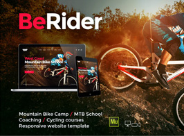 BeRider – Mountain Bike School / Cycling Courses Muse Template