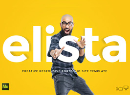 Elista – Creative Portfolio Muse Site Template