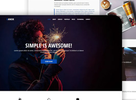 Kanok – Responsive Portfolio Muse Template