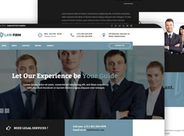 Law Firm – Responsive Law Muse Template