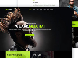 Mellie – Music Muse Template