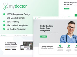 MyDoctor – Doctor On Demand Elementor Template Kit