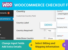 MyThemeShop WooCommerce Checkout Field Modifier Plugin