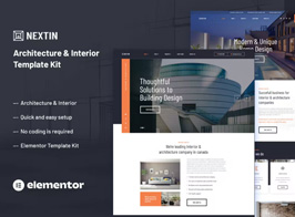 Nextin – Architecture & Interior Elementor Template Kit