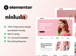Niskala – Feminine Business Elementor Template Kit