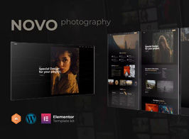 Novo – Photography Elementor Template Kit