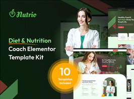 Nutrio – Diet & Nutrition Coach Template Kit