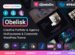 Obelisk – Agency Portfolio & Creative WordPress Theme