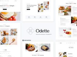Odette – Restaurant Elementor Template Kit