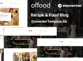 Offood – Recipe & Food Blog Elementor Template Kit