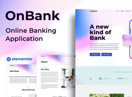 OnBank – Online Banking & Money Transfers – Elementor Kit