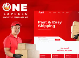 One Express – Logistics & Shipping Elementor Template Kit