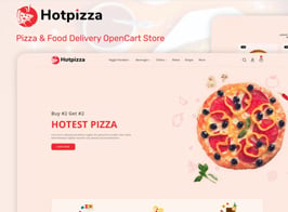 HotPizza – Pizza & Food Delivery OpenCart Store