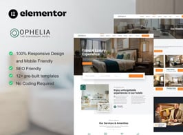 Ophelia – Hotel & Resort Elementor Template Kit