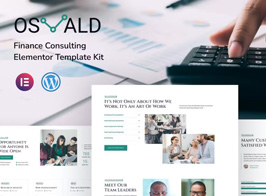 Osvald – Finance Consulting Elementor Pro Template Kit