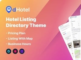 Directorist | dHotels – Hotel Directory WordPress Theme