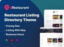Directorist | dRestaurant – Restaurant Directory WordPress Theme