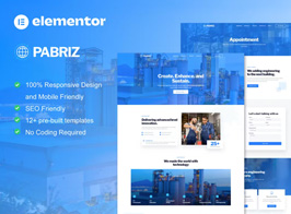 Pabriz – Engineering & Industrial Service Elementor Template Kit