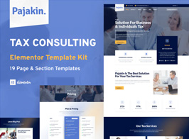 Pajakin – Tax Consultant & Financial Advisor Template Kit