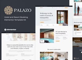 Palazo – Hotel and Resort Booking Elementor Template Kit