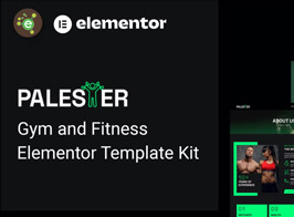 Palester – Gym & Fitness Elementor Template Kit