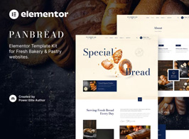 Panbread – Fresh Bakery & Pastry Elementor Template Kit