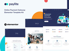 Paylite – Online Payment Gateway Elementor Template Kit