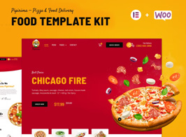 Pipirima — Pizza & Food Delivery Elementor Template Kit