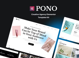 Pono – Creative Agency Elementor Template Kit