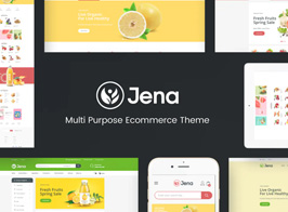 Jena – Organic & Food Responsive Prestashop Theme
