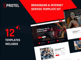 Protel – Broadband & Internet Provider Template Kit