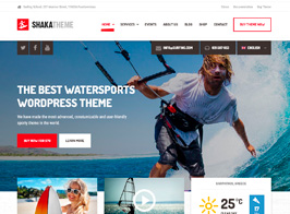 ProteusThemes Shaka – Water Sport and Surfing WordPress Theme