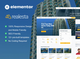 Realesta – Real Estate Elementor Template Kit