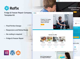 Refix – Appliance Repair Company Elementor Template Kit