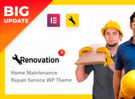 Renovation – Repair Service, Home Maintenance Elementor WP Theme